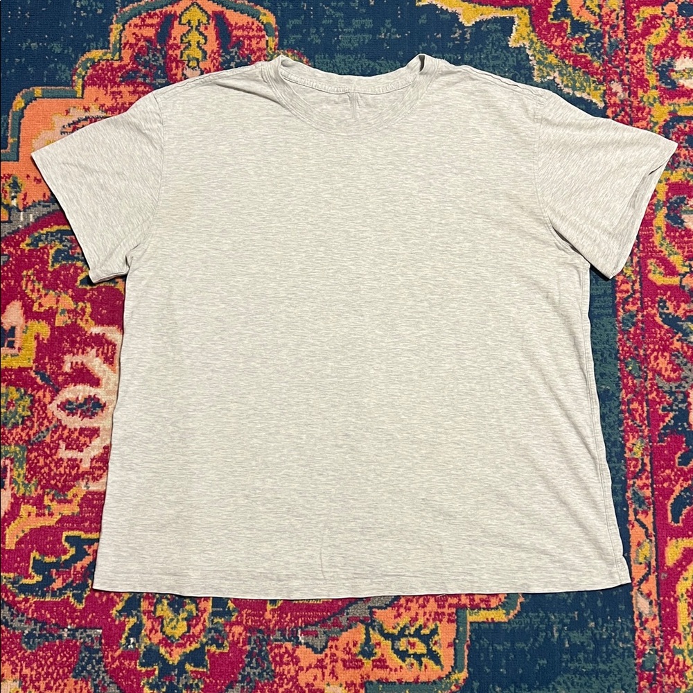 Lululemon All Yours Tee bundle of two pink and grey short sleeve tops size 12 - Picture 7 of 9
